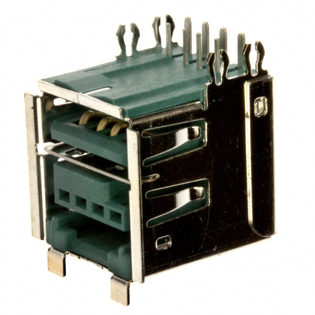 55917-501LF by Amphenol ICC (FCI) - CONNECTOR RECPT USB2.0 A/PWR COMBO R/A