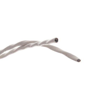 55A1121-24-6/9-9 by TE Connectivity Raychem Cable Protection - CABLE 2CON 24AWG WHT SHLD FEET
