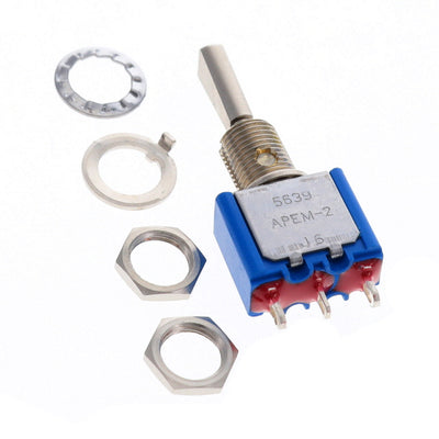 5639AB9 by APEM Inc. - SWITCH TOGGLE SPDT 6A 125V
