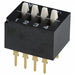 CES-0402MC by Nidec Components Corporation - SWITCH SLIDE DIP SPST 100MA 6V