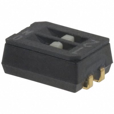 CHS-02TA by Nidec Components Corporation - SWITCH SLIDE DIP SPST 100MA 6V