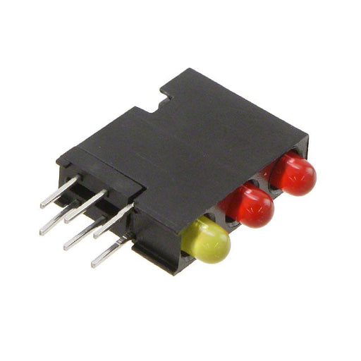 5640100113F by Dialight - LED CBI 3MM 3X1 RED/RED/YLW DIFF
