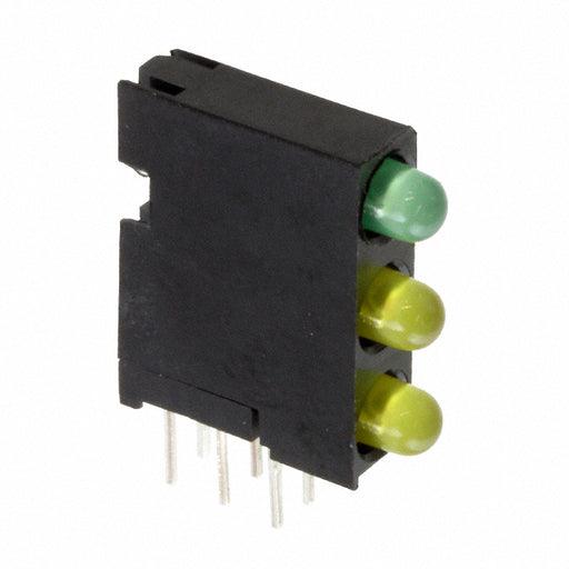 5640100221F by Dialight - LED CBI 3MM 3X1 GRN/GRN/RED DIFF