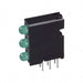 5640100222F by Dialight - LED 3HI 3MM GREEN PC MNT