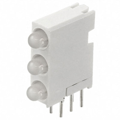 5640700815F by Dialight - LED CBI 3MM 3X1 GRN/YLW BICOLOR