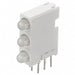 5640700815F by Dialight - LED CBI 3MM 3X1 GRN/YLW BICOLOR