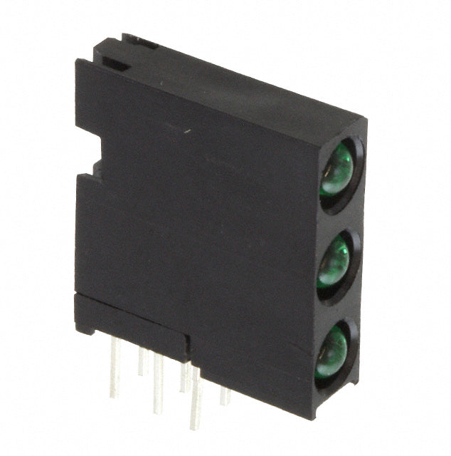 5642210222F by Dialight - LED CBI 3MM 3X1 GRN,GRN,GRN TINT