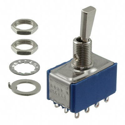 5666AB9 by APEM Inc. - SWITCH TOGGLE 4PDT 6A 125V
