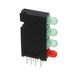5680102221F by Dialight - LED CBI 3MM 4X1 RED,GRN,GRN,GRN