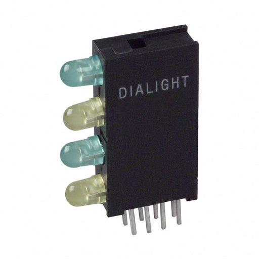 5680102323F by Dialight - LED 4HI 3MM GRN/YEL/GRN/YEL PCMT