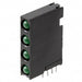 5680212802F by Dialight - LED CBI 4MM 4X1 GRN,CUST,X,GRN