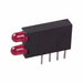 5682F1_1 by Visual Communications Company - VCC - LED RED/RED DUAL T1 PC MOUNT