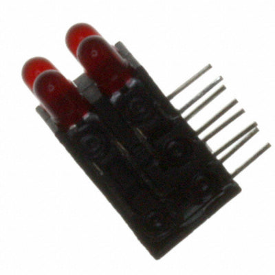 5684F1_1_1_1 by Visual Communications Company - VCC - LED RED QUAD 2X2 T1 PCB