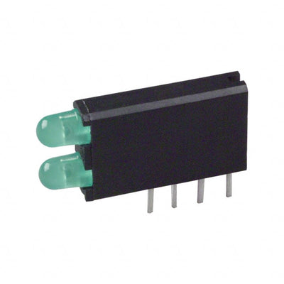 5690112200F by Dialight - LED 2HI 3MM NARROW GREEN PC MNT