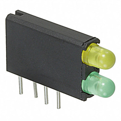5690113200F by Dialight - LED CBI 3MM BI-LEVEL YLW,GRN