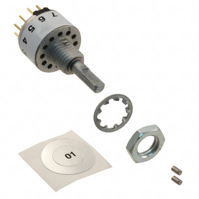 56DP30-01-1-AJN by Grayhill Inc. - SWITCH ROTARY 2-12POS 200MA 115V
