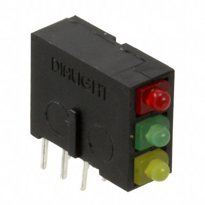 5700100123F by Dialight - LED CBI 2MM 3X1 RED,GRN,YLW DIFF