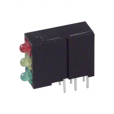 5700100132F by Dialight - LED 3HI 2MM RED/YEL/GRN