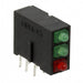 5700100221F by Dialight - LED CBI 2MM 3X1 GRN,GRN,RED DIFF
