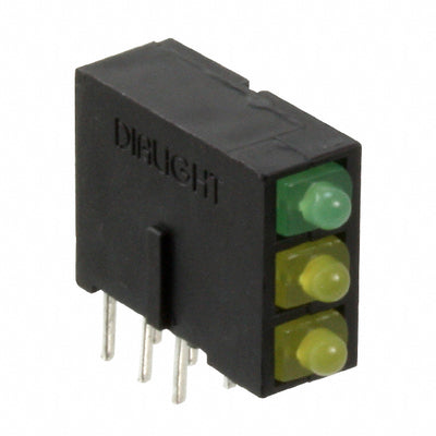 5700100233F by Dialight - LED CBI 2MM 3X1 GRN,YLW,YLW DIFF