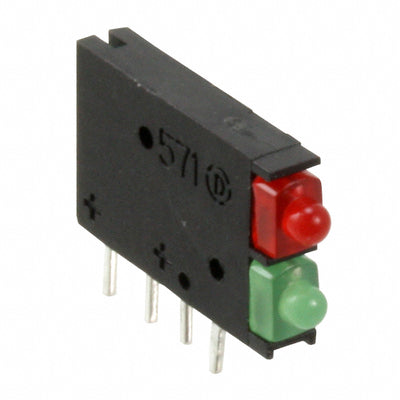 5710112100F by Dialight - LED CBI IND 2MM BI-LEVEL RD/GRN