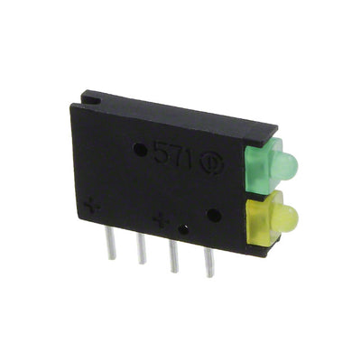 5710123100F by Dialight - LED CBI 2MM BI-LEVEL GN,YW DIFF