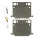 745082-1 by TE Connectivity AMP Connectors - CONNECTOR BACKSHELL 50P 90/180DEG GRY