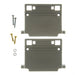 5745082-1 by TE Connectivity AMP Connectors - CONNECTOR BACKSHELL 50P 90/180DEG GRY