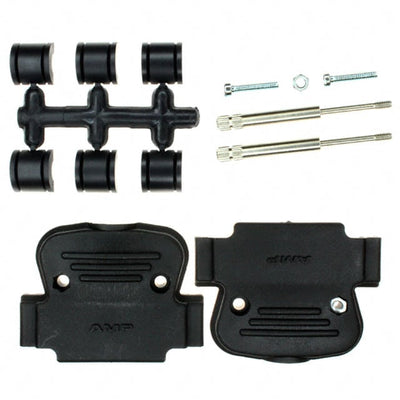 5745121-2 by TE Connectivity AMP Connectors - CONNECTOR BACKSHELL 25POS 180DEG BLK