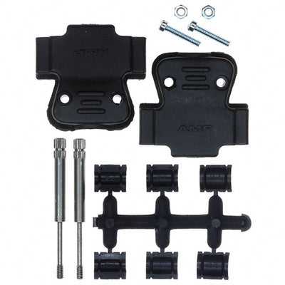5745122-2 by TE Connectivity AMP Connectors - CONNECTOR BACKSHELL 15POS 180DEG BLK