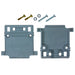 745134-1 by TE Connectivity AMP Connectors - CONNECTOR BACKSHELL 25P 90/180DEG GRY