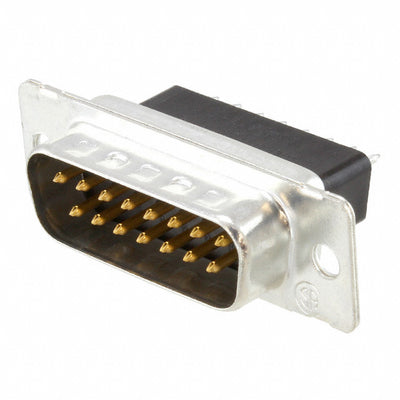 5745411-1 by TE Connectivity AMP Connectors - CONNECTOR D-SUB PLUG 15POS VERT SLDR