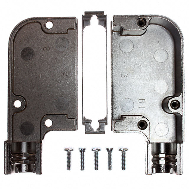 745653-3 by TE Connectivity AMP Connectors - CONNECTOR BACKSHELL 25POS 90DEG SHLD