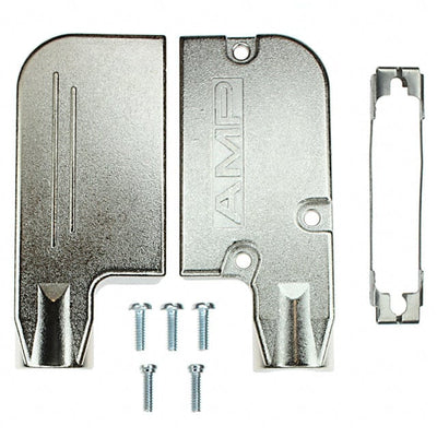 745653-4 by TE Connectivity AMP Connectors - CONNECTOR BACKSHELL 25POS 90DEG SHLD