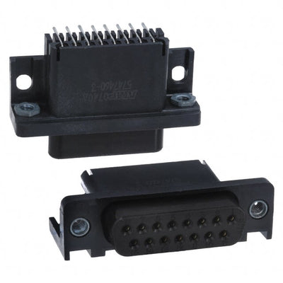 747460-3 by TE Connectivity AMP Connectors - CONNECTOR D-SUB RCPT 15POS R/A SLDR