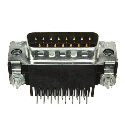 747833-4 by TE Connectivity AMP Connectors - CONNECTOR D-SUB PLUG 15POS R/A SLDR