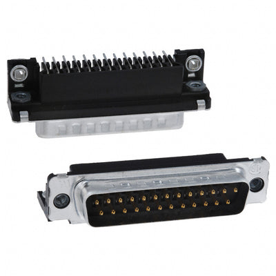 747842-3 by TE Connectivity AMP Connectors - CONNECTOR D-SUB PLUG 25POS R/A SLDR