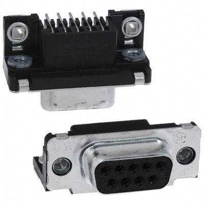 5747844-3 by TE Connectivity AMP Connectors - CONNECTOR D-SUB RCPT 9POS R/A SLDR