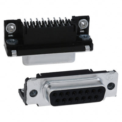 5747845-3 by TE Connectivity AMP Connectors - CONNECTOR D-SUB RCPT 15POS R/A SLDR
