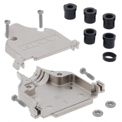 748676-3 by TE Connectivity AMP Connectors - CONNECTOR BACKSHELL 25POS 180DEG SHLD