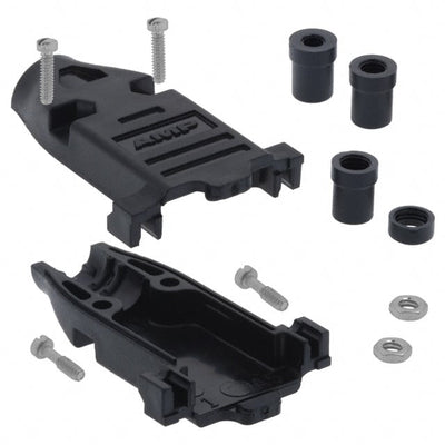 5748678-1 by TE Connectivity AMP Connectors - CONNECTOR BACKSHELL 9POS 180DEG BLACK