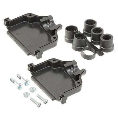 5748678-5 by TE Connectivity AMP Connectors - CONNECTOR BACKSHELL 50POS 180DEG BLK
