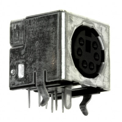 5749231-1 by TE Connectivity AMP Connectors - CONNECTOR RECPT FMALE MINI DIN 6P SLDR