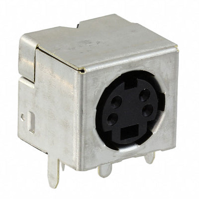 5749264-1 by TE Connectivity AMP Connectors - CONNECTOR RECPT FMALE MINI DIN 4P SLDR
