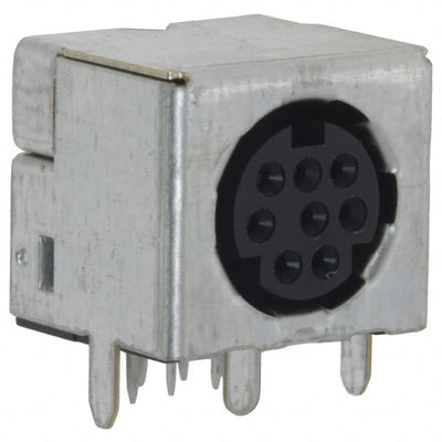 5749268-1 by TE Connectivity AMP Connectors - CONNECTOR RECPT FMALE MINI DIN 8P SLDR