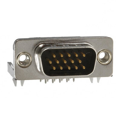 749767-1 by TE Connectivity AMP Connectors - CONNECTOR D-SUB HD PLUG 15P R/A SLDR