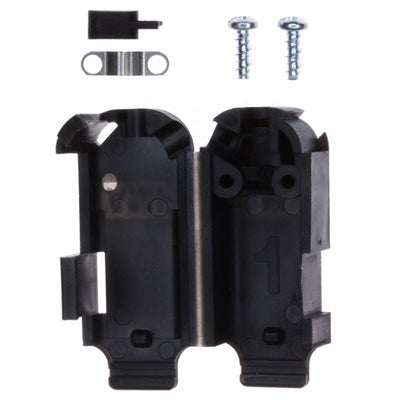 5750100-1 by TE Connectivity AMP Connectors - CONNECTOR BACKSHELL 9P 120/180DEG BLK