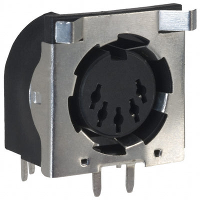 5750477-1 by TE Connectivity AMP Connectors - CONNECTOR RECPT FMALE DIN 5POS SOLDER