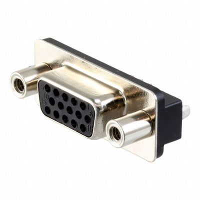 5786382-1 by TE Connectivity AMP Connectors - CONNECTOR D-SUB HD RCPT 15P VERT SLDR