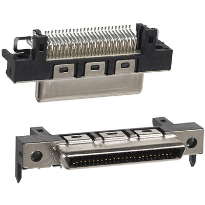 5787096-1 by TE Connectivity AMP Connectors - CONNECTOR RECPT 50POS R/A SOLDER
